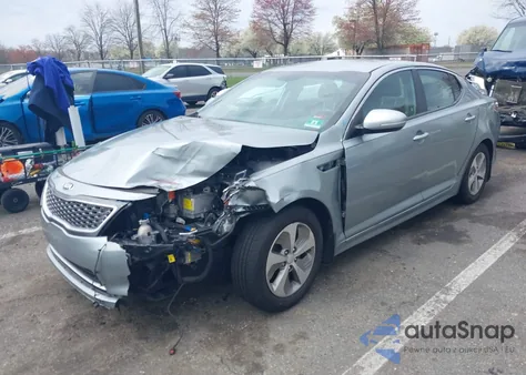 2015 Kia Optima Hybrid z USA, uszkodzony, nr VIN KNAGM4AD6F5089674